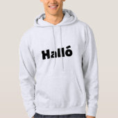 Hallo IJslandse Halló Hoodie (Voorkant)