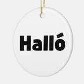 Hallo IJslandse Halló Keramisch Ornament (Links)