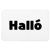 Hallo IJslandse Halló Magneet (Horizontaal)