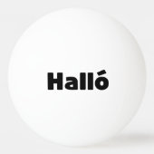 Hallo IJslandse Halló Pingpongbal (Voorkant)