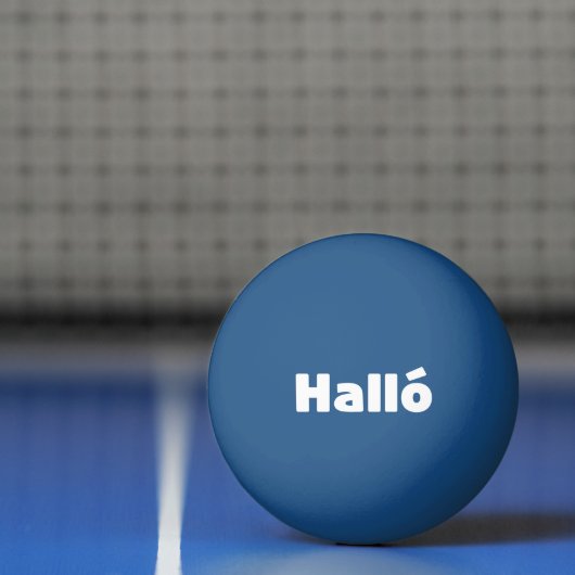 Hallo IJslandse Halló Pingpongbal (Net)