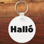 Hallo IJslandse Halló Sleutelhanger (Voorkant)