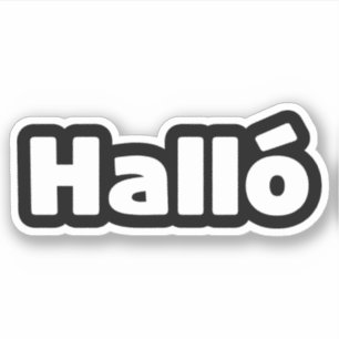 Hallo IJslandse Halló Sticker