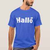 Hallo IJslandse Halló T-shirt (Voorkant)