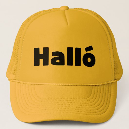 Hallo IJslandse Halló Trucker Pet (Voorkant)
