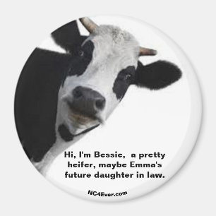 Hallo, ik ben Bessie, Emma's toekomstige dochter i Magneet