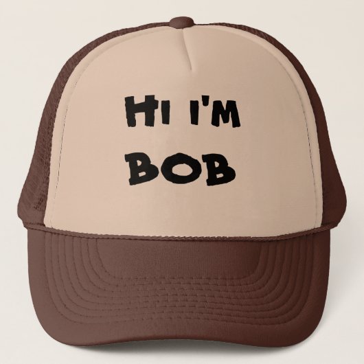 Hallo, ik ben Bob trucker hat Pet (Voorkant)