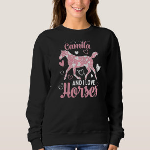 Hallo ik ben Camila en ik hou van paarden schattig Trui
