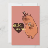hallo Ik ben Capybara Kaart (Voorkant)