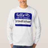 hallo ik ben de grootvaders naam van de Groom T-shirt (Voorkant)