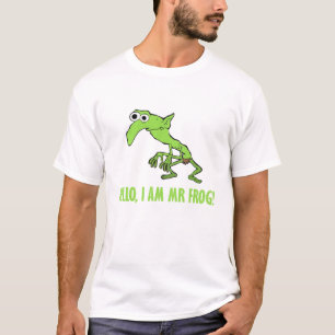 hallo ik ben de heer Frog Psychicpebbles die vrien T-shirt