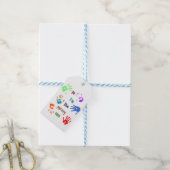 Hallo, ik ben de Messy One - Verfhandafdrukken Cadeaulabel (Met Touw)