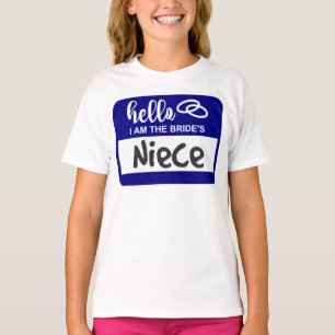 hallo ik ben de nichtnaam van de Bride. T-shirt