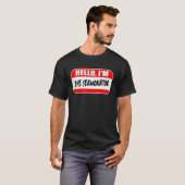 hallo ik ben de Sermonator Pastor Appreciation Sun T-shirt (Voorkant volledig)