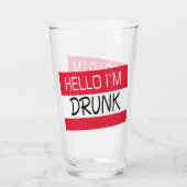 hallo ik ben Drink Humor Glas (Achterkant)