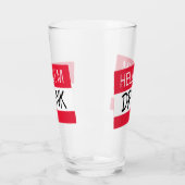 hallo ik ben Drink Humor Glas (Links)