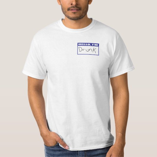 hallo, ik ben Drink T-Shirt (Voorkant)
