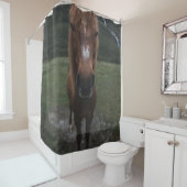 hallo IK BEN EEN HORSE Douchegordijn (In situ)