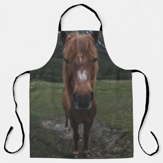 hallo IK BEN EEN HORSE Schort (Voorkant)