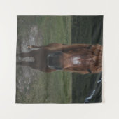 hallo IK BEN EEN HORSE Wandkleed (Voorkant (horizontaal))