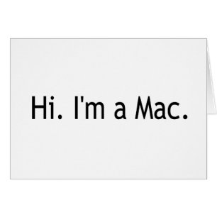 Hallo, ik ben een Mac