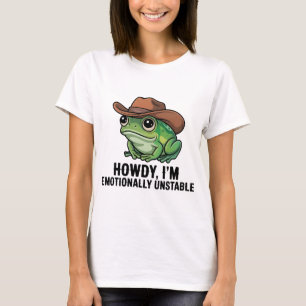 Hallo, ik ben Emotioneel Onstabiele Kikker T-shirt