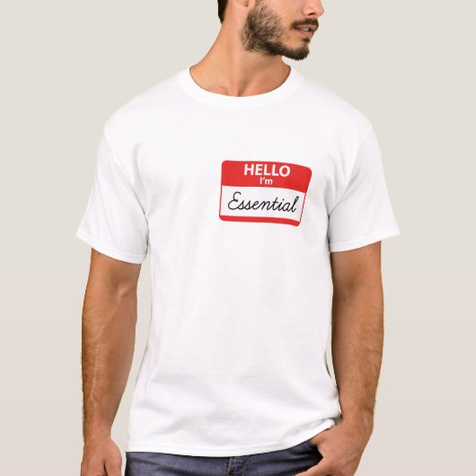 Hallo ik ben Essentieel T-shirt (Voorkant)