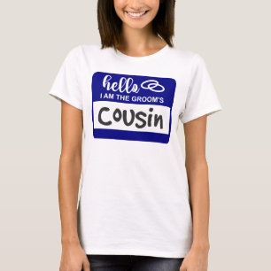 hallo ik ben het Bemiddel voor de neef-bruiloft va T-shirt