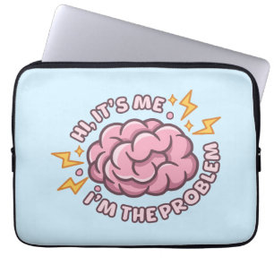 Hallo, ik ben het, ik ben het probleem, grappige h laptop sleeve