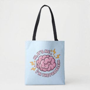 Hallo, ik ben het, ik ben het probleem, grappige h tote bag