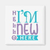 hallo ik ben hier nieuw magneet (Voorkant)