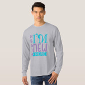 Hallo, ik ben hier nieuw t-shirt (Voorkant volledig)