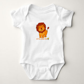 Hallo, ik ben Little One – Mooie Leeuwenbaby Kinde Romper