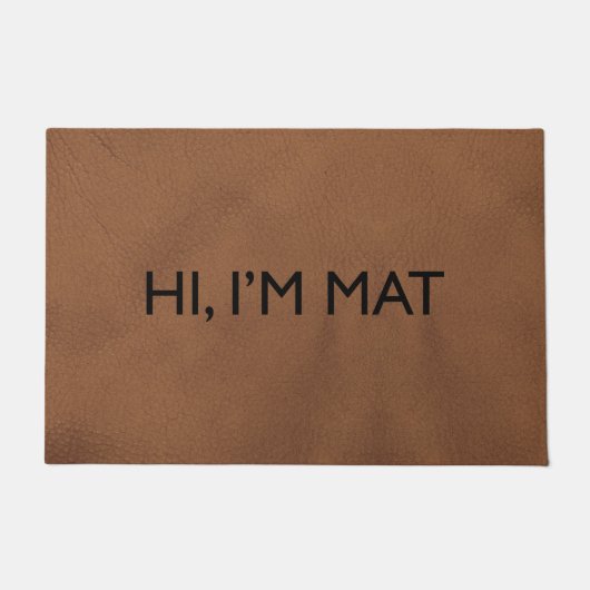 Hallo, ik ben Mat Funny Doormat (Voorkant)
