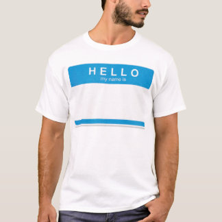 hallo ik ben Nametag shirt