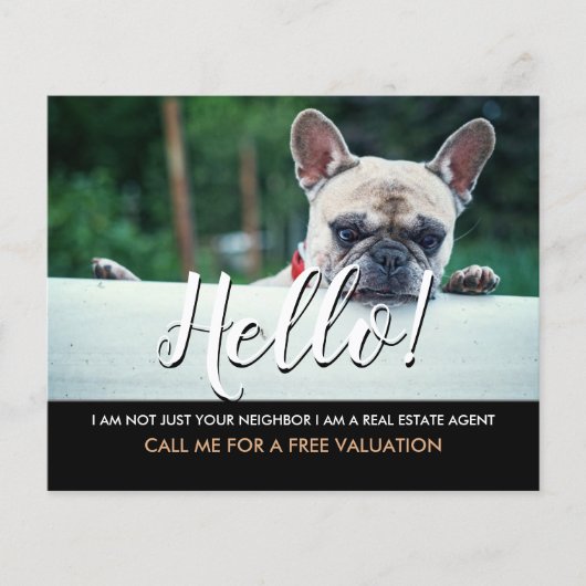 hallo ik ben niet je buuragent Fly Flyer (Voorkant)