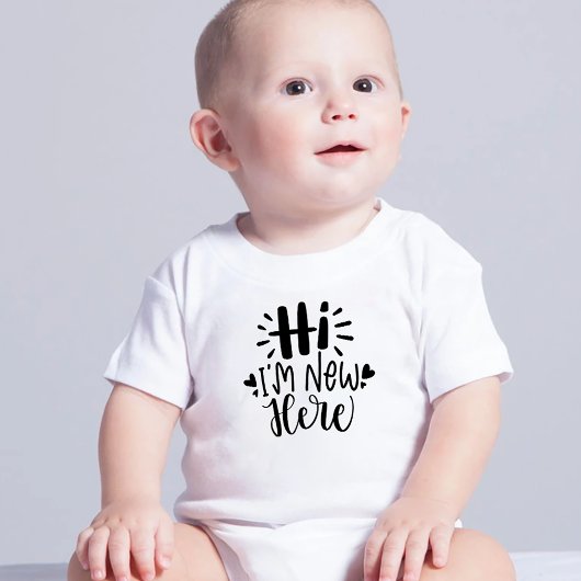 Hallo, ik ben nieuw hier Funny Baby Bodysuit One-k