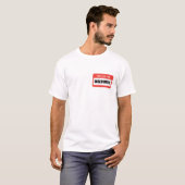 Hallo, ik ben Onzekerheid T-shirt (Voorkant volledig)
