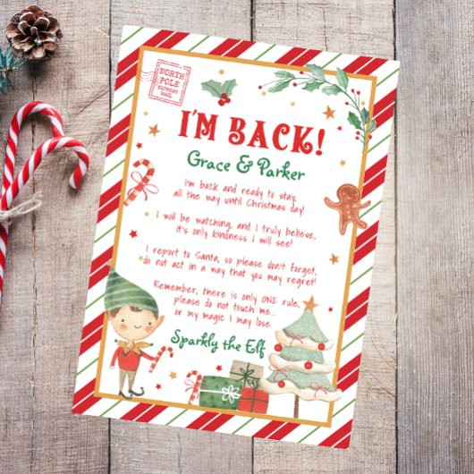 Hallo Ik ben terug Elf Welkom