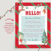 Hallo Ik ben terug Elf Welkom Poster