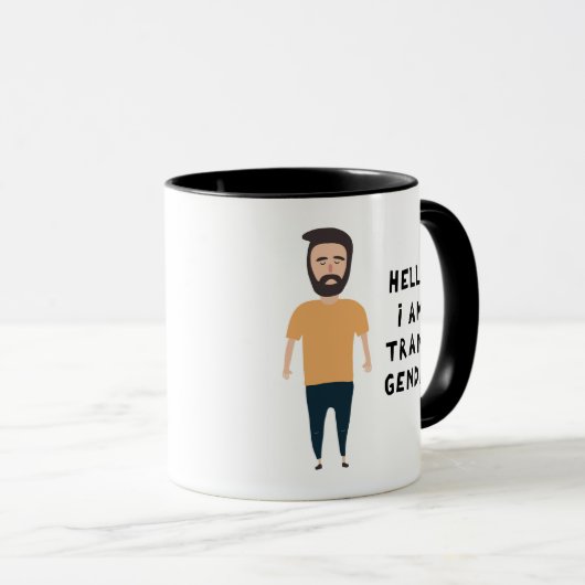 hallo ik ben transgender mok (Voorkant rechts)