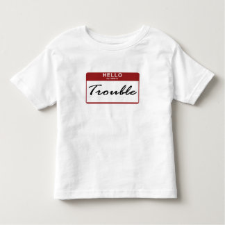 Hallo, ik ben TROUBLE. Kinder Shirts
