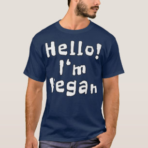 hallo ik ben Vegan Funny Quotes T-shirt