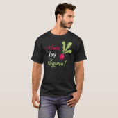 Hallo Ik Ben Veganist T-shirt (Voorkant volledig)