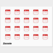 Hallo Ik ben verliefd op stickers (Vel)