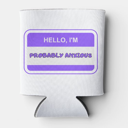 hallo ik ben waarschijnlijk bang blikjeskoeler (Voorkant)