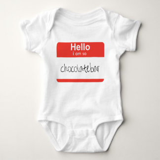 hallo...ik ben 'Zo Chocolate Bar' baby-kruipster Romper