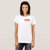 hallo ik ben zwanger t-shirt (Voorkant volledig)