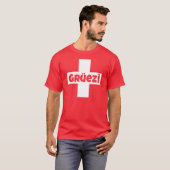 hallo ik ben Zwitsers Gruezi T-Shirt (Voorkant volledig)
