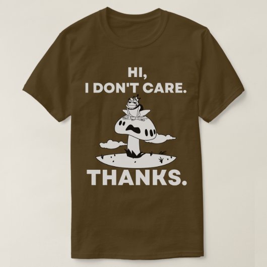 Hallo, ik doe het niet Bedankt Kikker Zit Op Padde T-shirt (Design voorkant)